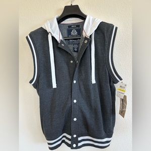 American Rag sleeveless hoodie for men size medium.